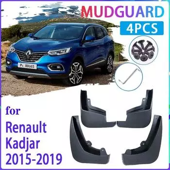 4 шт. автомобильные брызговики для Renault Kadjar 2015 2016 2017 2018 брызговики Fender брызговики авто аксессуары