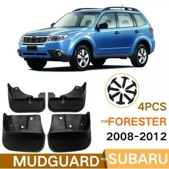 4 шт. автомобильные брызговики для Subaru Forester SH 2008 2009 2010 2011 2012 брызговики крылья автомобильные аксессуары