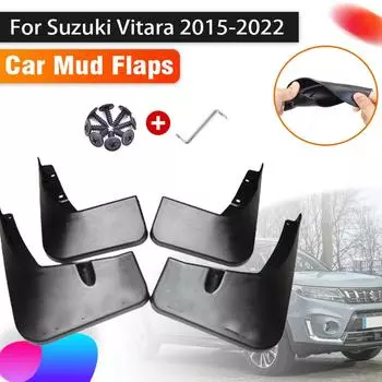4 шт. автомобильные брызговики для Suzuki Vitara аксессуары 2022 Escudo LY 2015 ~ 2022 брызговик переднее заднее крыло автомобиля