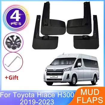 4 шт. автомобильные брызговики для Toyota Hiace H300 GranAce ~ 2023, передние и задние брызговики, брызговики для крыльев, аксессуары для защиты колес