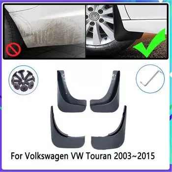 4 шт. автомобильные брызговики для Volkswagen VW Touran 2003 ~ 2015 брызговики Fender брызговики авто