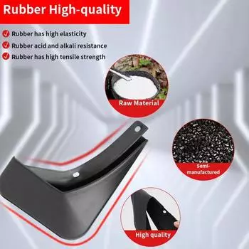 4 шт. автомобильные брызговики для Volvo S60 2019 2020 2024 2024 2024 брызговики передние задние защитные аксессуары для колес чёрный