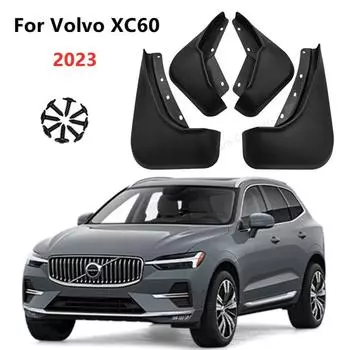 4 шт. автомобильные брызговики для Volvo Hybrid XC60 2023, брызговики для крыльев, передние и задние брызговики 4pcs