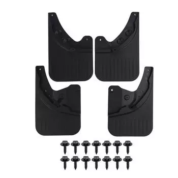 4 шт. автомобильные брызговики ударопрочные элегантные устойчивые к царапинам передние и задние брызговики комплект для Tacom