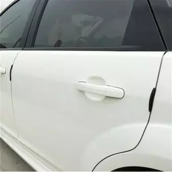 4 шт. автомобильные наклейки на кромки дверей, накладки на молдинги, защита от царапин, защитная пленка для автомобилей Nissan Micra Mustang Seat Leon 1 шт. прозрачный