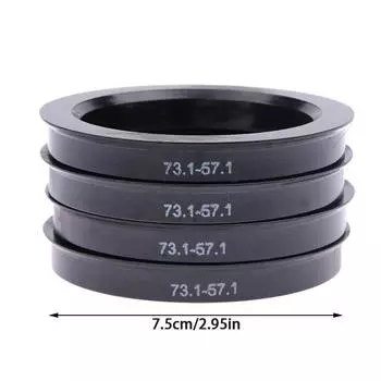 4 шт. автомобильные пластиковые ступичные центральные кольца с центральным отверстием 66,6-57,1 67,1-60,1 67,1-66,1 73,1-56,1 73,1-56,6 73,1-57,1 73,1-60,1 черные A5