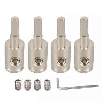 4 шт. Автомобильный аудиоусилитель мощности с винтами 4GA на 8GA, входные редукторы для кабеля питания, автомобильные клеммы 4GA на 8GA, автозапчасти CHINA