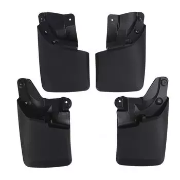 4 шт. автомобильный брызговик защитный ударопрочный высокопрочный черный передний задний брызговик для колеса