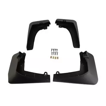 4 шт. автомобильный брызговик защитный ударопрочный прочный черный передний задний брызговик для колес