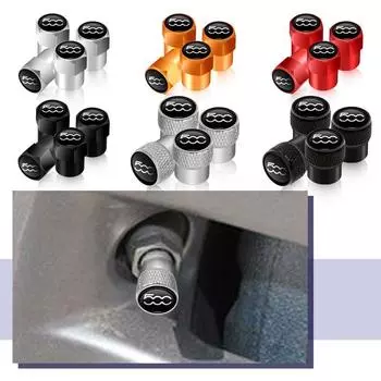 4 шт. автомобильный клапан для шин, болт в колесном клапане, пылезащитный колпачок, аксессуары для 500 Punto Panda Doblo Stilo Bravo Pondo