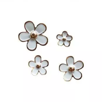 4 шт., автомобильный освежитель воздуха с цветком, крепление на вентиляционное отверстие, длительный аромат, удаление запаха, клипса, автомобильный воздуховыпускной диффузор, диффузор для ароматерапии, автомобильные аксессуары красный