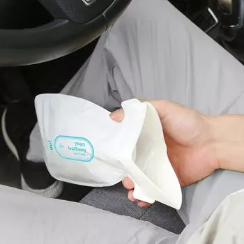 4 шт. автомобильный портативный аварийный мочеприемник для уличного использования 700 мл сбор мочи герметичный мини-туалет удобный мобильный туалет для путешествий белый