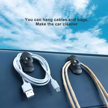 4 шт. автозастежка, автомобильные крючки для сумки, USB-кабель для хранения ключей, самоклеющийся настенный крючок, вешалка, многофункциональный автомобильный зажим
