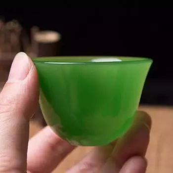 4 шт., белая фарфоровая чайная чашка в китайском стиле, кофейная чашка, изысканные чайные сервизы, аксессуары, домашняя керамическая чаша для чая, портативная чашка Master Cup A 4x6cm 40ml