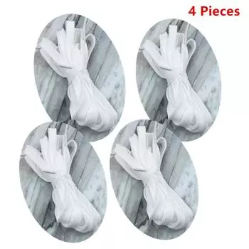 4 шт. Белые шнурки Полиэстер Двухслойные Полые Плоские Шнурки 120 см * 1 см Новые