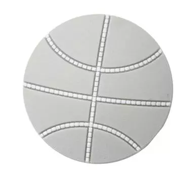 4 шт. бесшумная задняя стенка двери водонепроницаемая противоударная накладка в баскетбольном стиле 5 см белый