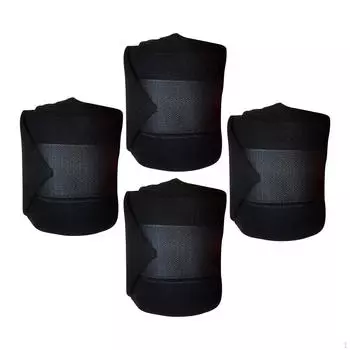 4 шт. бинты для ног лошади, утолщенные легкие удобные бинты для верховой езды