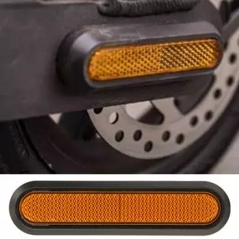 4 шт. боковые крышки для электрического скутера с задним отражателем. Простая установка. Светоотражающие боковые крышки для ночной видимости. Запасные части для Xiao Mi Pro 4. красный