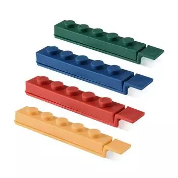 4 шт. Большой набор зажимов для запечатывания пищевых пакетов, зажим для сохранения свежести пищевых продуктов, цветные многоразовые зажимы для запечатывания