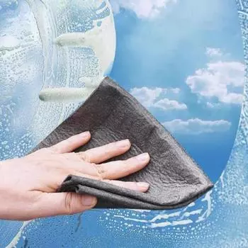 4 шт. более плотная волшебная салфетка для уборки без водяных знаков тряпка из микрофибры для протирания оконных стекол кухонное полотенце для мытья многоразовое сухое волшебное полотенце Bayeta 20*25cm