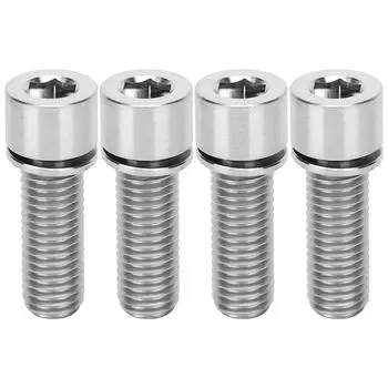 4 шт. болты для крепления руля велосипеда, винты для крепления руля велосипеда из титанового сплава, внутренние шестигранные винты M7x20 мм, титан