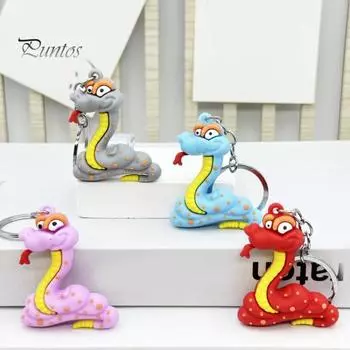 4 шт. брелок-подвеска «Год Змеи», брелок на удачу в виде змеи, брелок для автомобиля, сумка, кулон, аксессуары 4pcs