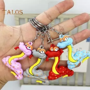 4 шт. брелок-подвеска «Год Змеи», брелок на удачу в виде змеи, брелок для автомобиля, сумка, кулон, аксессуары 4pcs