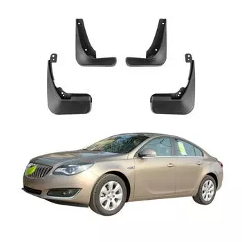 4 шт. Брызговики Подкрылки Совместимые с Buick Vauxhall Opel Insignia 2008 2009 2010 2011 2012 2013 2014 2015 2016 BK-07 чёрный