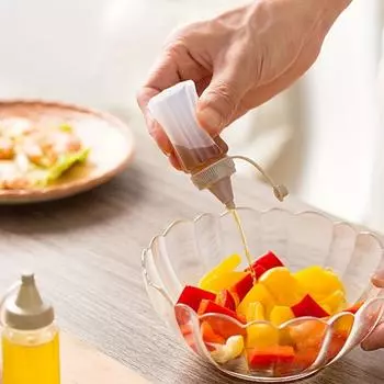 4 шт. бутылочка для соуса, мини-бутылочки для кетчупа, контейнеры для заправки салата, переносная банка для специй для барбекю, кухонные принадлежности для вечеринок красный