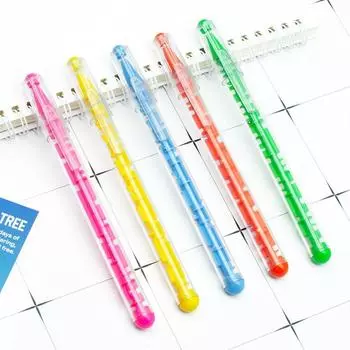 4 шт. быстросохнущая шариковая ручка-головоломка, пишущая гладко нейтральная ручка, подарок на День учителя красный