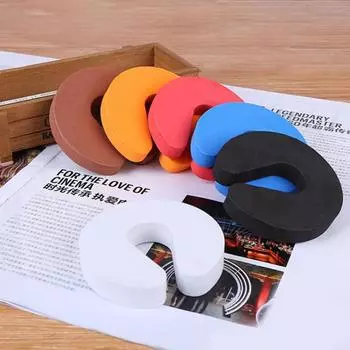 4 шт., бытовой дверной буфер, высокая эластичность, не защита дома белый