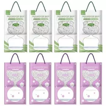 4 шт. Бытовой влагопоглотитель для шкафа, осушитель, средство для удаления плесени, защита от моли, осушающие мешки для шкафа, осушитель