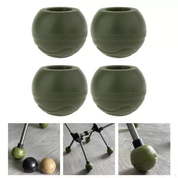 4 шт. чехлы для ножек стульев колпачки для ножек стола ножки для пола зелёный