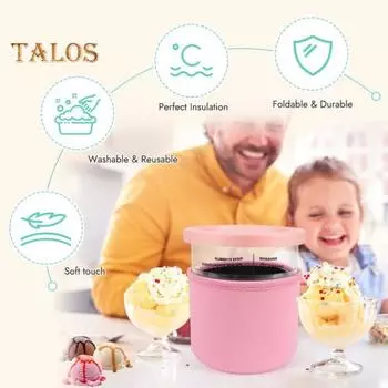 4 шт. чехлы для стаканчиков для мороженого для Ninja NC501 Pints многоразовые неопреновые чехлы предотвращают конденсацию нескользящие чехлы для стаканчиков 16/24 унции аксессуары для мороженого S