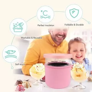 4 шт. чехлы для стаканчиков для мороженого для Ninja NC501 Pints многоразовые неопреновые чехлы S