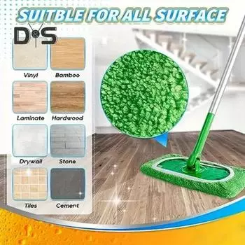 4 шт. Чехол для швабры для маленьких и больших досок с эластичной отделкой для глубокой очистки, многоразовые моющиеся насадки для швабры для Swiffer S зелёный