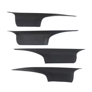 4 шт., черная накладка на внутреннюю переднюю ручку двери для BMW 7 F02 F01 2008-2015 51419115501, накладки на дверные ручки CHINA