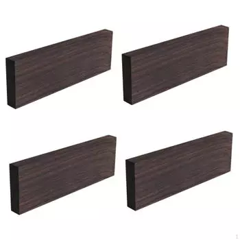 4 шт. Черное черное дерево пиломатериалы заготовки для резьбы ручки медиаторы мосты ручки своими руками