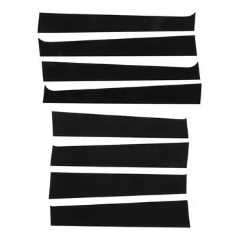 4 шт., черные стойки, обшивка двери, стойки B, обшивка окна автомобиля, замена украшения окна 20022008