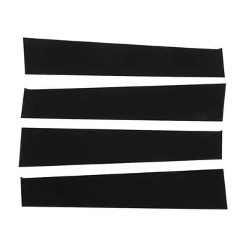 4 шт., черные стойки, обшивка двери, стойки B, обшивка окна автомобиля, замена украшения окна
