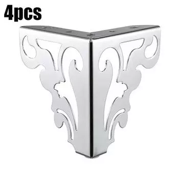 4 шт. черные золотые металлические ножки для стола, стула, защитные ножки для мебели, чехлы для стульев, ножки для журнального столика, детали мебели