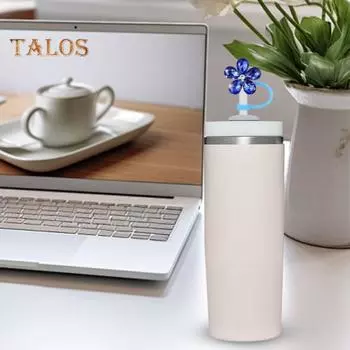 4 шт., цветочные соломенные крышки для чашек, пылезащитные стразы, соломенные насадки для стаканов объемом 30/40 унций, многоразовые защитные насадки для соломинок A