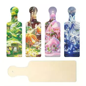 4 шт. Цветок и трава 5D алмазная роспись поднос искусство ремесло красочные алмазные еда обеденная тарелка алмазная роспись поднос ручная работа LY723