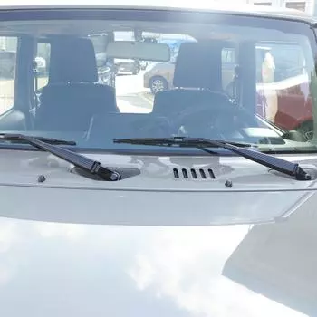 4 шт. Декоративная крышка стеклоочистителя для лобового стекла автомобиля Suzuki Jimny 2019-2024, сменные аксессуары JMN00118 JMN00076 JMN00068 чёрный