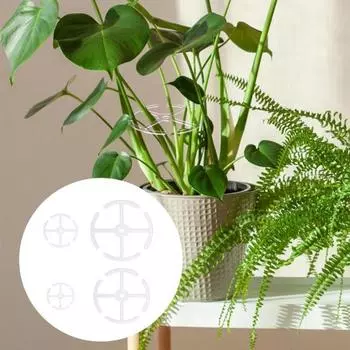 4 шт. держатель для стебля растения пластиковый держатель для стебля вьющихся растений крючок многоразовый