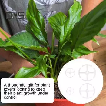 4 шт. держатель для стебля растения пластиковый держатель для стебля вьющихся растений крючок многоразовые опоры для стебля растения для комнатных и уличных вьющихся растений 4pcs