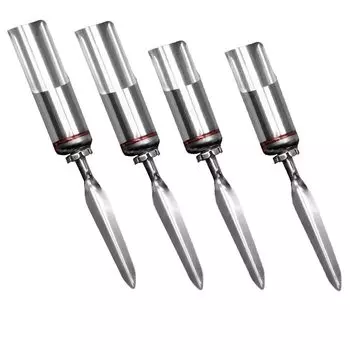 4 шт. держатель для удочки Surf Spike держатель для удочки подставка для удочки Surf Sharp Spike опора для удочки на земле опора для стационарных удочек съемная серебряный