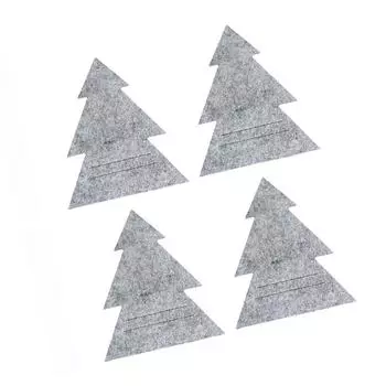 4 шт. держатель для вилок сумка для столовых приборов обеденный гаджет тонкая работа украшения для дома изысканная праздничная наклейка мягкость долговечность