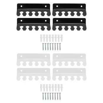 4 шт. держатель кабеля клипса 5 слотов акриловый телефон планшет зарядный шнур органайзер для стола настенный Transparent