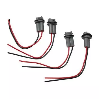 4 шт. держатель лампы T15 разъем для патрона лампы комплект свинцовый хвост резиновый клин светодиод для держателя лампы T15 автомобильные аксессуары CHINA